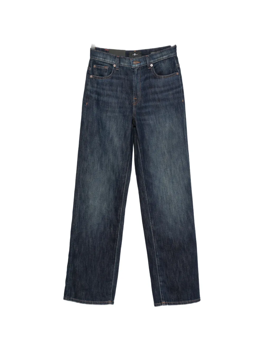 7 For All Mankind Stovepipe belt-loop jeans - Blau