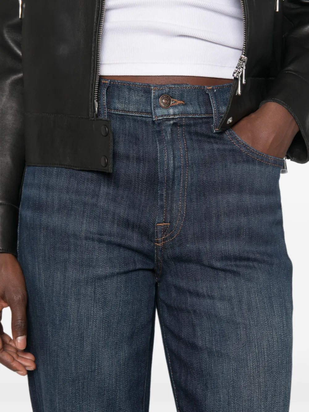 7 For All Mankind Straight jeans Blauw
