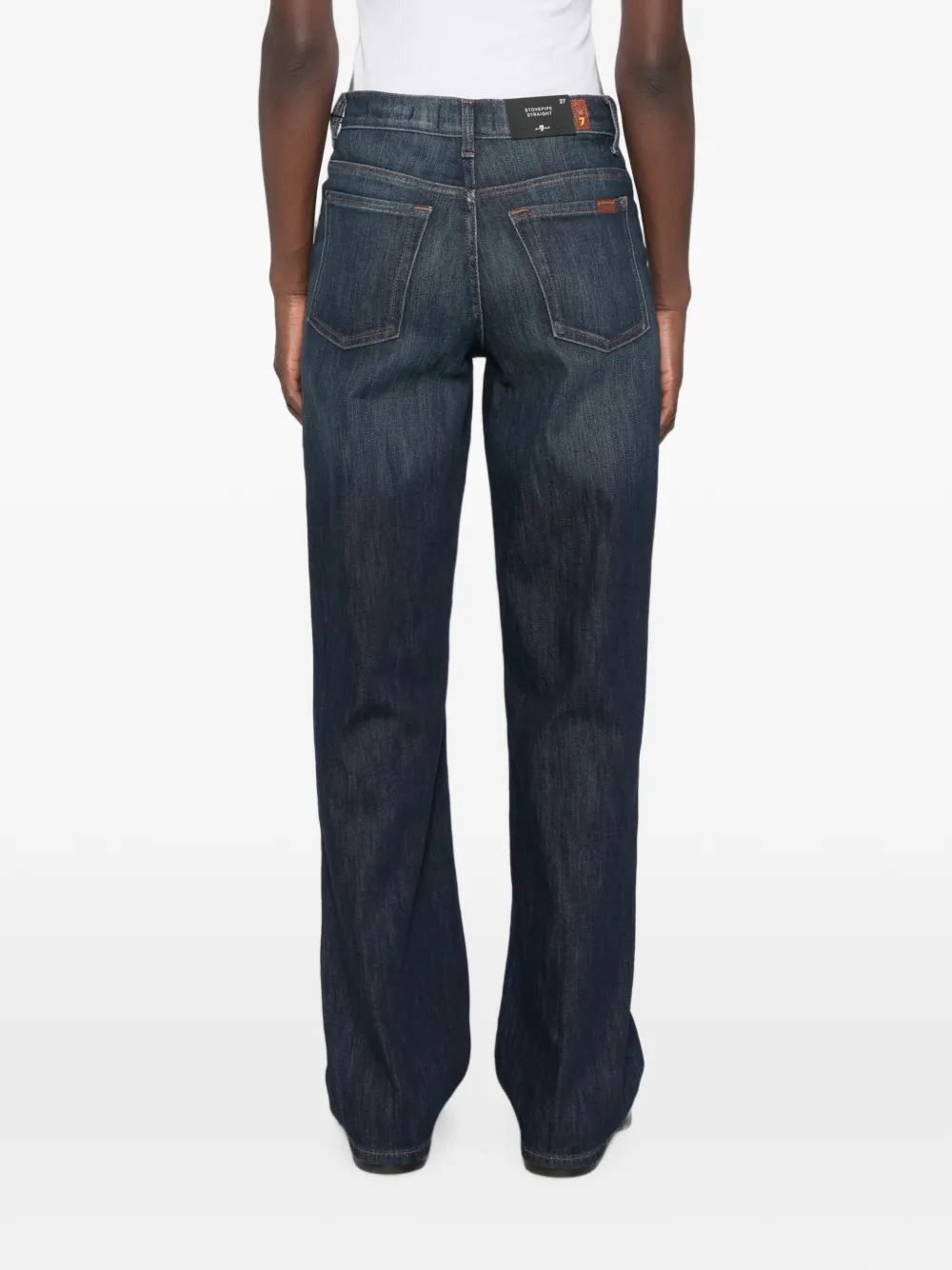 7 For All Mankind Straight jeans Blauw