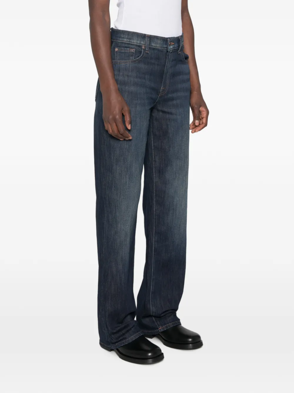 7 For All Mankind Straight jeans Blauw