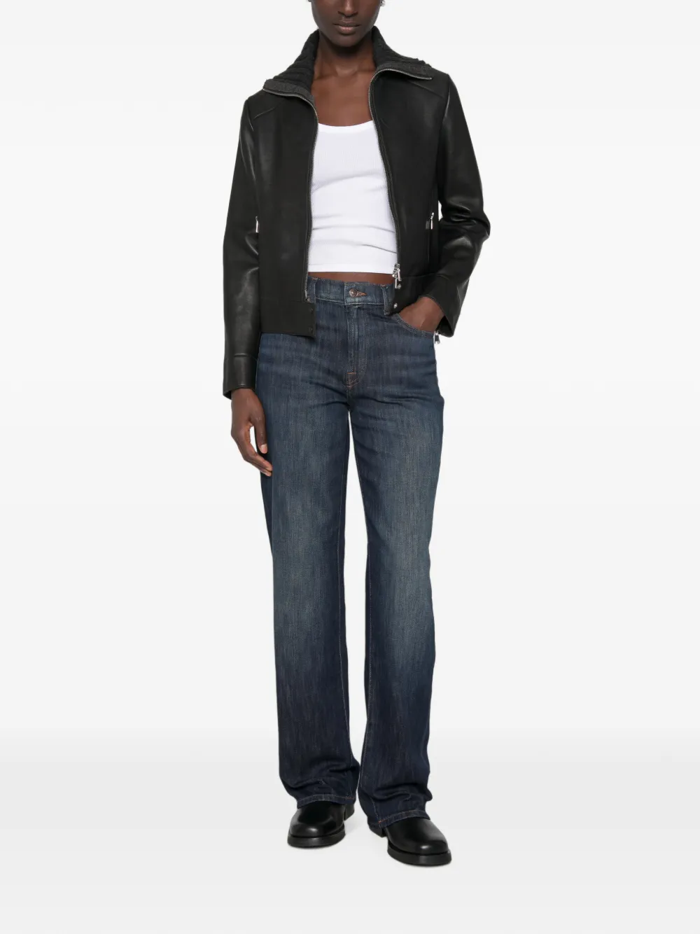 7 For All Mankind Straight jeans Blauw