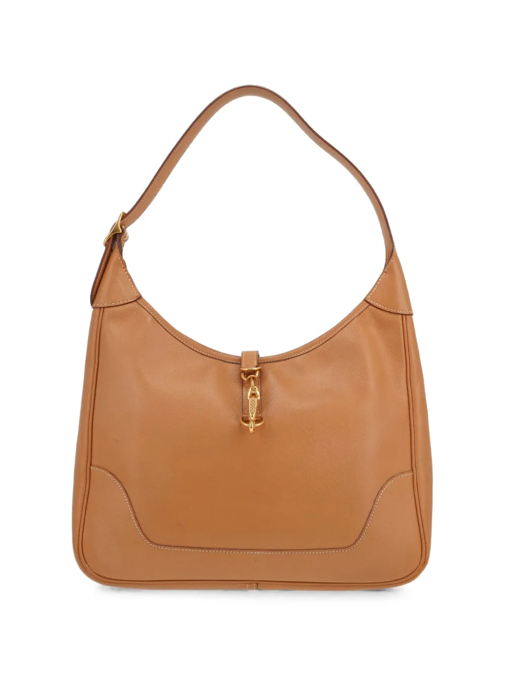 Hermès Pre-Owned 1993 Trim Courchevel shoulder bag - Braun
