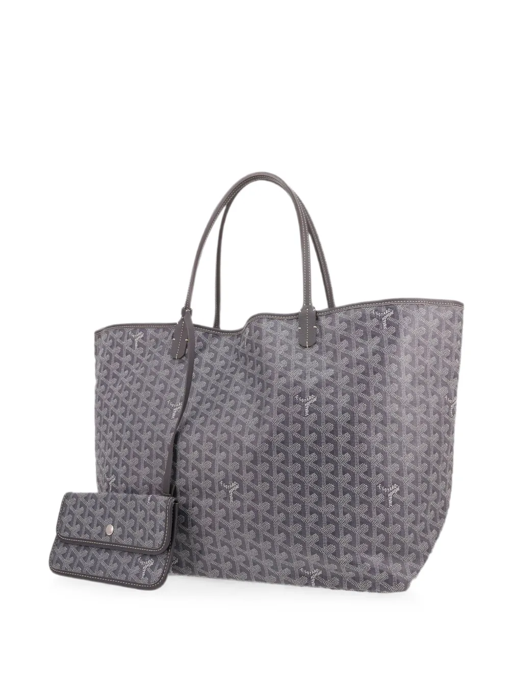Goyard Pre-Owned 2010 large Saint-Louis Goyardine tote bag - Grigio