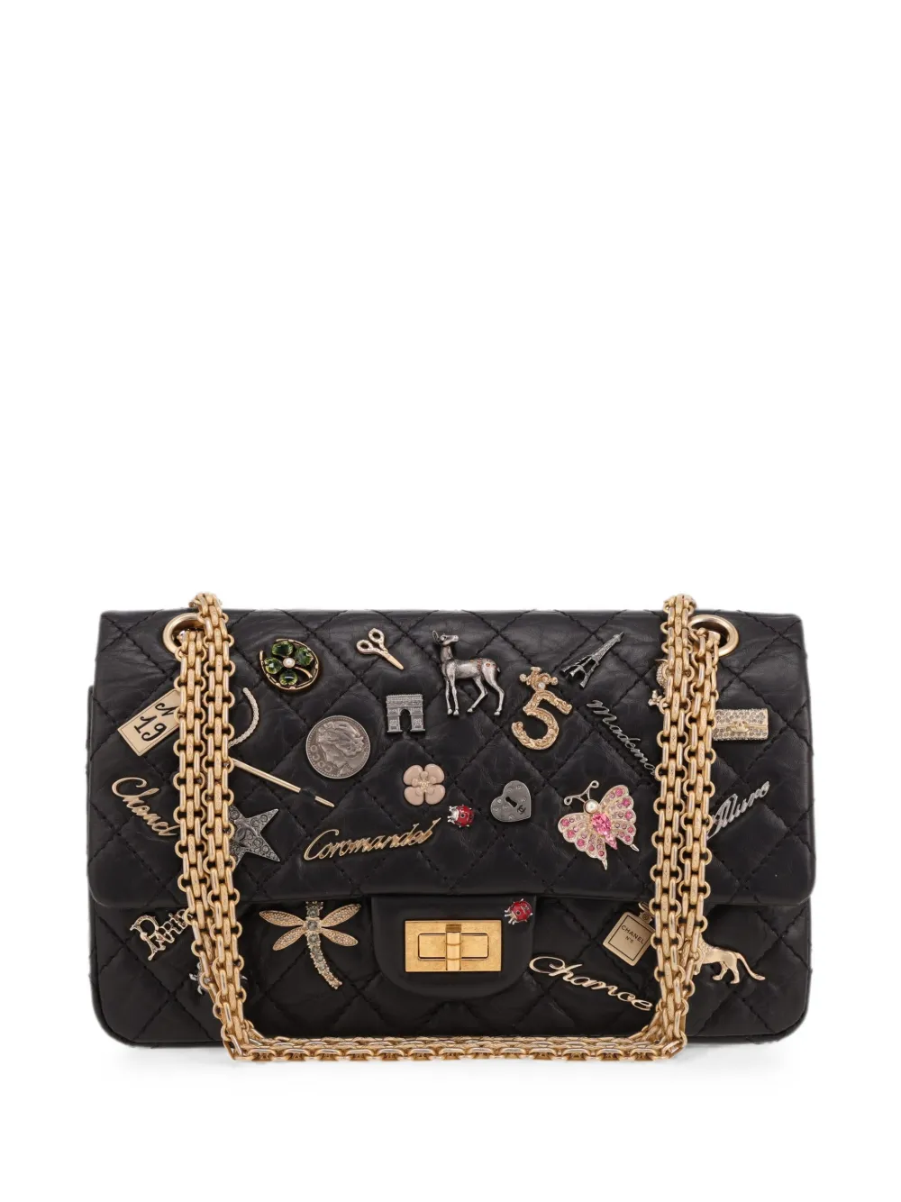 CHANEL Pre-Owned 2017 2.55 quilted shoulder bag - Schwarz