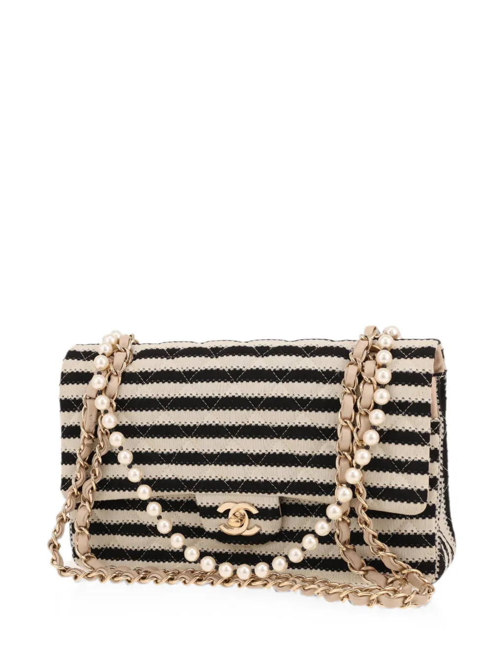 CHANEL Pre-Owned 2014 Timeless Classic Perlée tote bag - Toni neutri