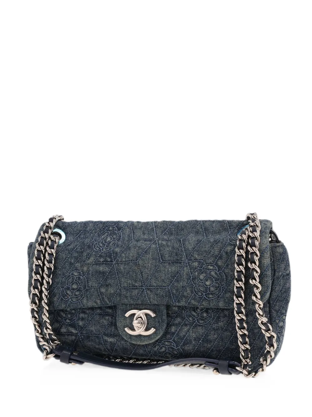 CHANEL Pre-Owned 2012 Timeless Camélia tote bag - Blu