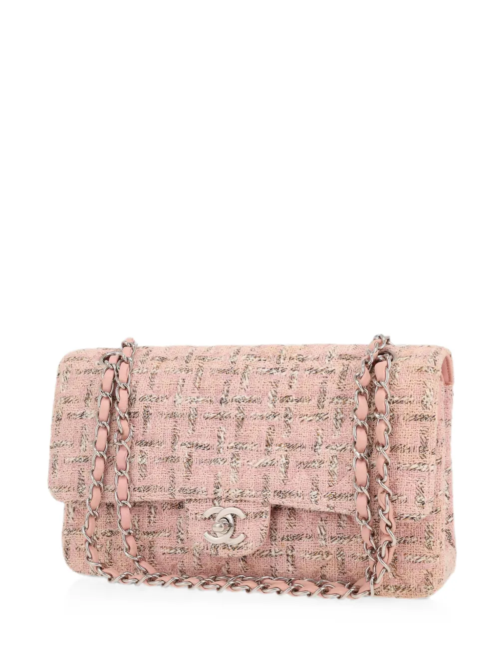 CHANEL Pre-Owned 2006 Timeless Tweed shoulder bag - Rosa