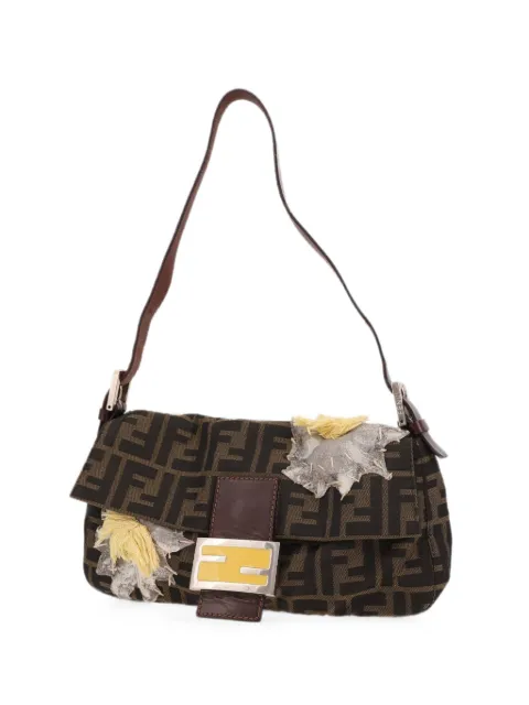 Fendi Pre-Owned Baguette logo-print handbag
