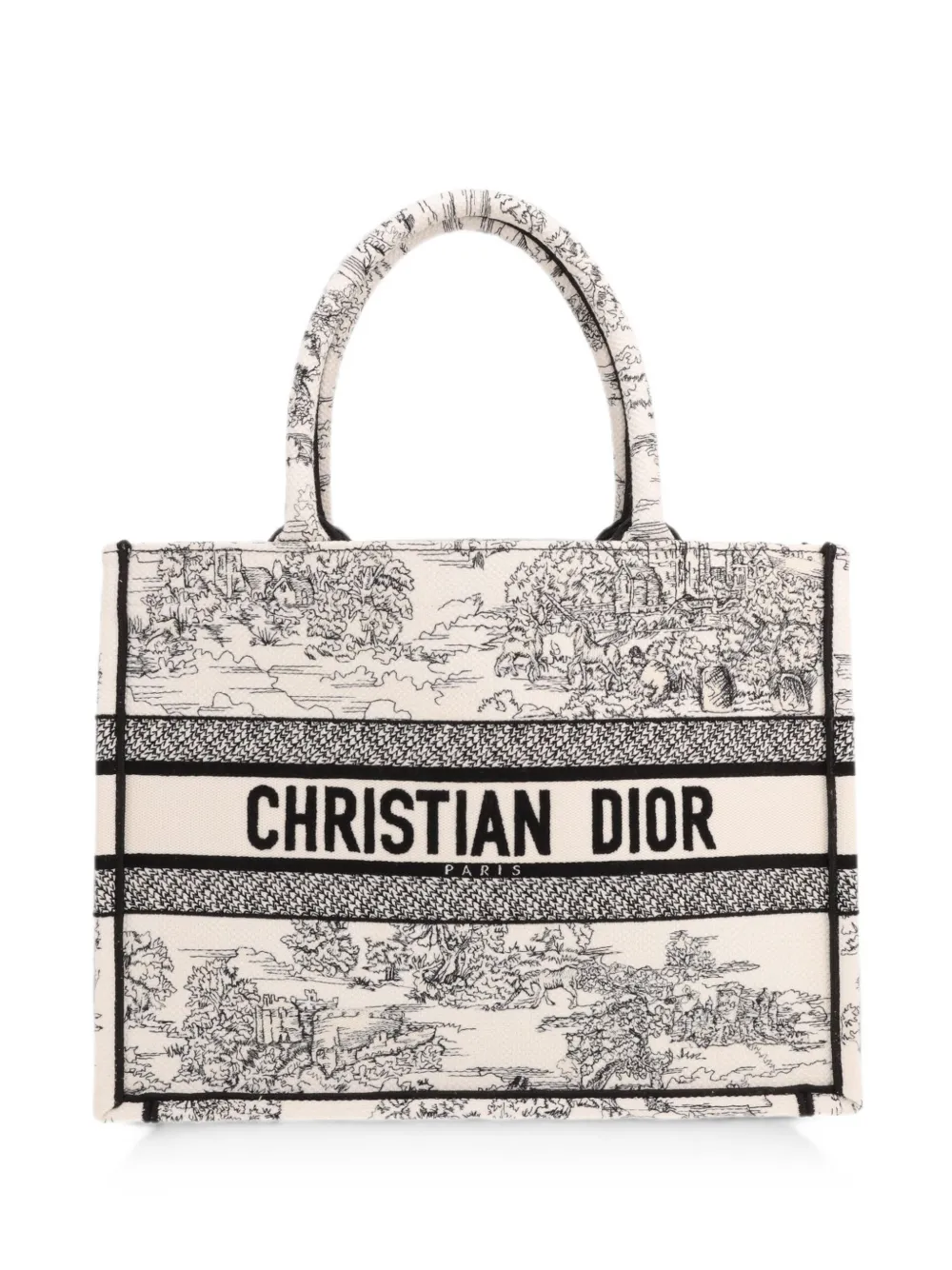 Christian Dior Pre-Owned 2020s medium Book Tote Oblique Monogram tote bag - Nude