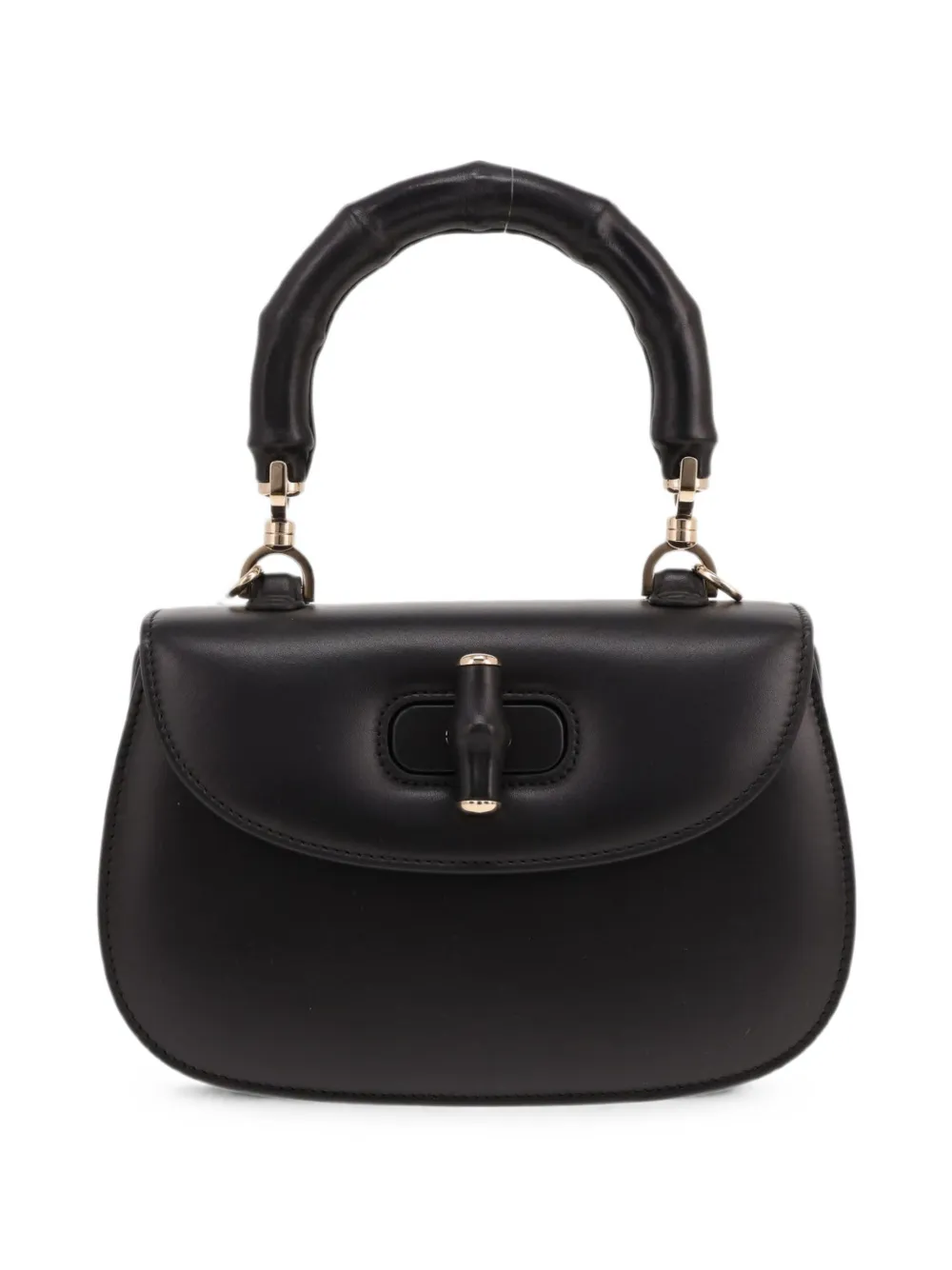 Gucci Pre-Owned Bambou shoulder bag - Nero