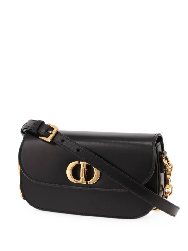 Dior Pre-owned 30 Montaigne Avenue Shoulder Bag in Black