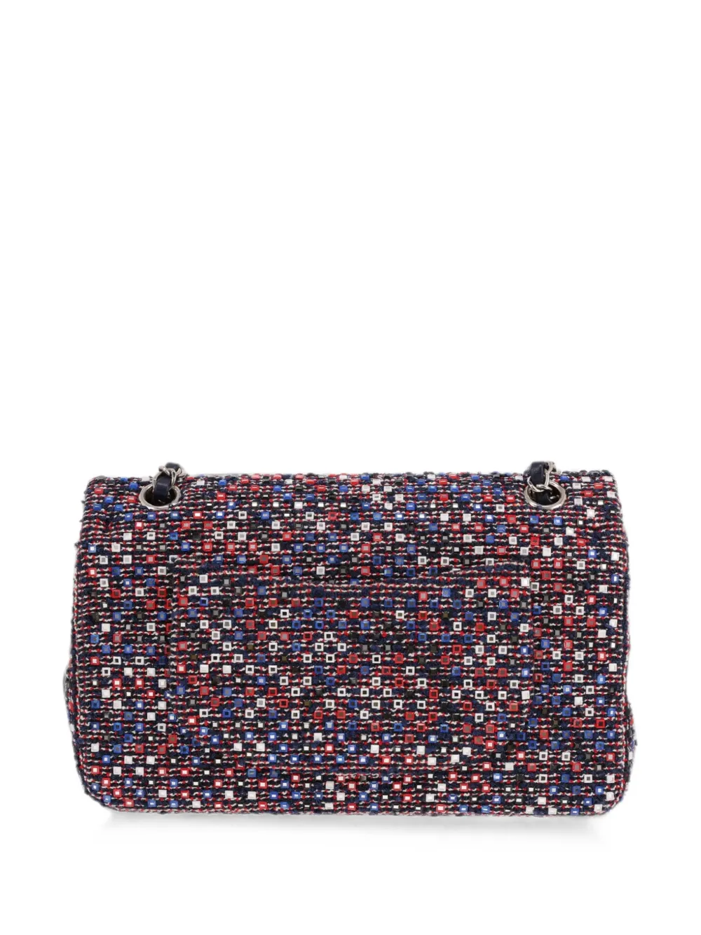 CHANEL Pre-Owned 2016 Timeless Classic rhinestone-embellished cross body bag - Blu