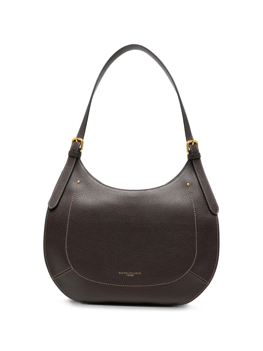 GIANNI CHIARINI Gabry leather shoulder bag - Marrone