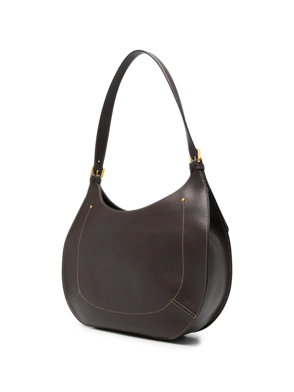 GIANNI CHIARINI Gabry leren schoudertas Bruin