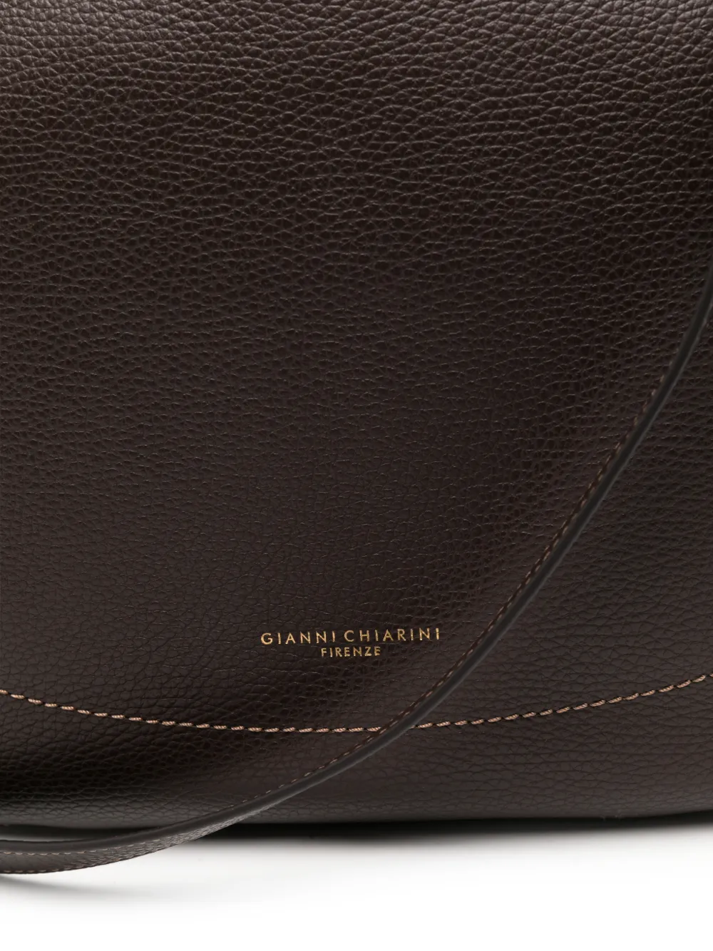 GIANNI CHIARINI Gabry leren schoudertas Bruin