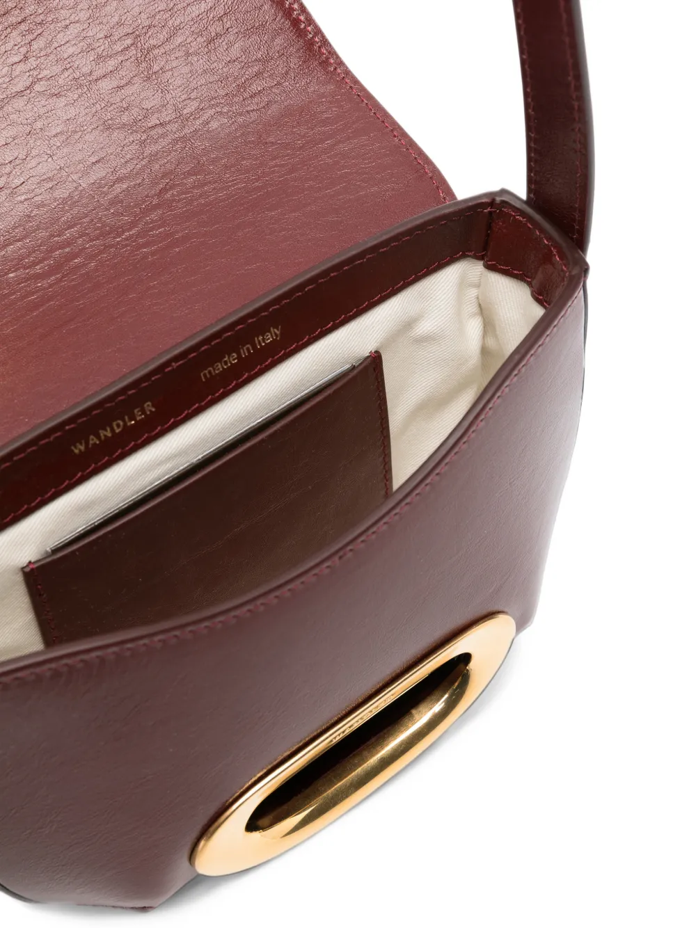 Wandler Veneto leather crossbody bag Rood