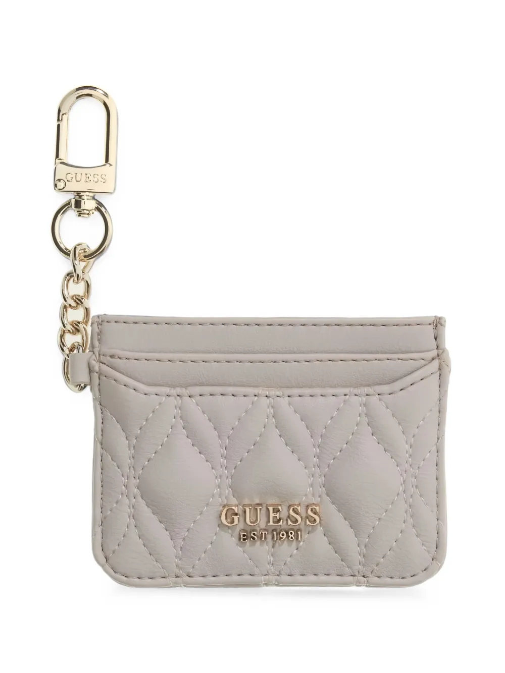 GUESS USA Maxine quilted card holder - Grigio