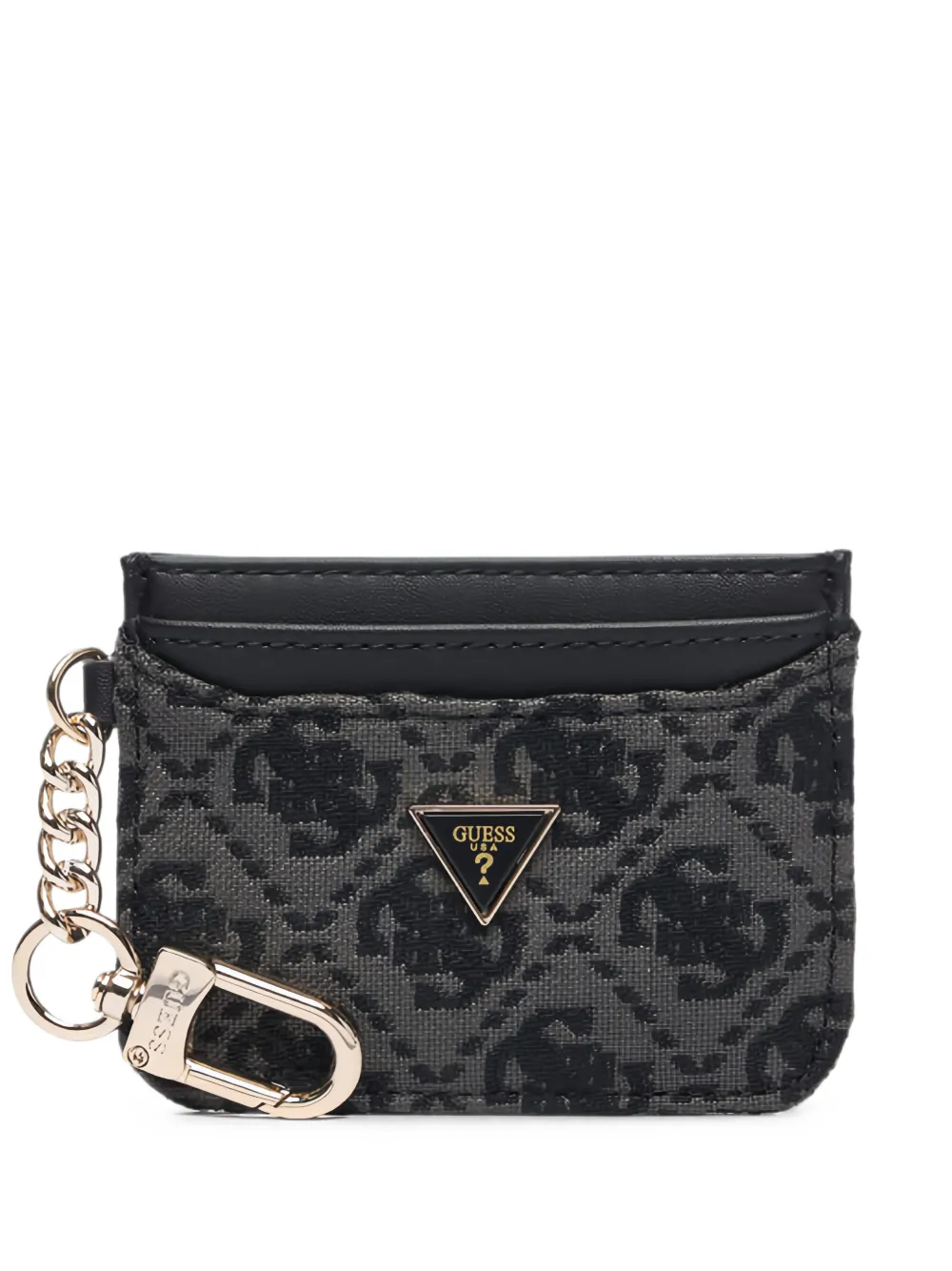 GUESS USA logo-monogram card holder - Nero