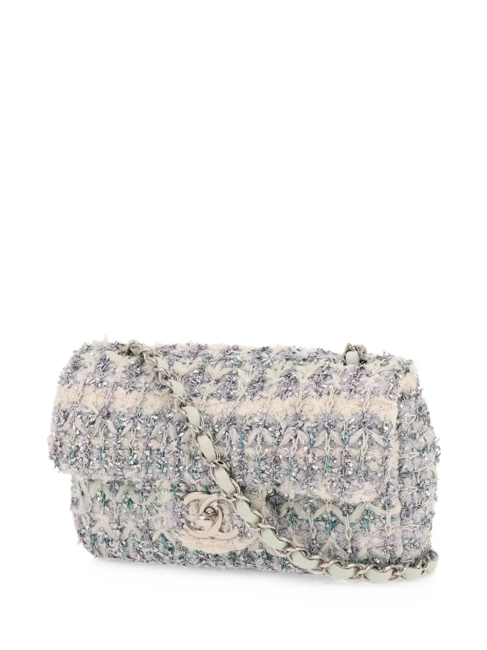 CHANEL Pre-Owned 2019 Timeless tweed shoulder bag - Toni neutri