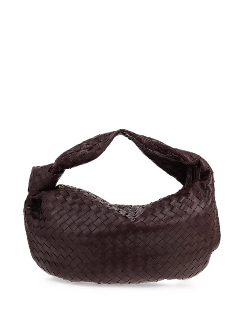Bottega Veneta Pre-Owned 2020s large Jodie intrecciato clutch bag - Violett