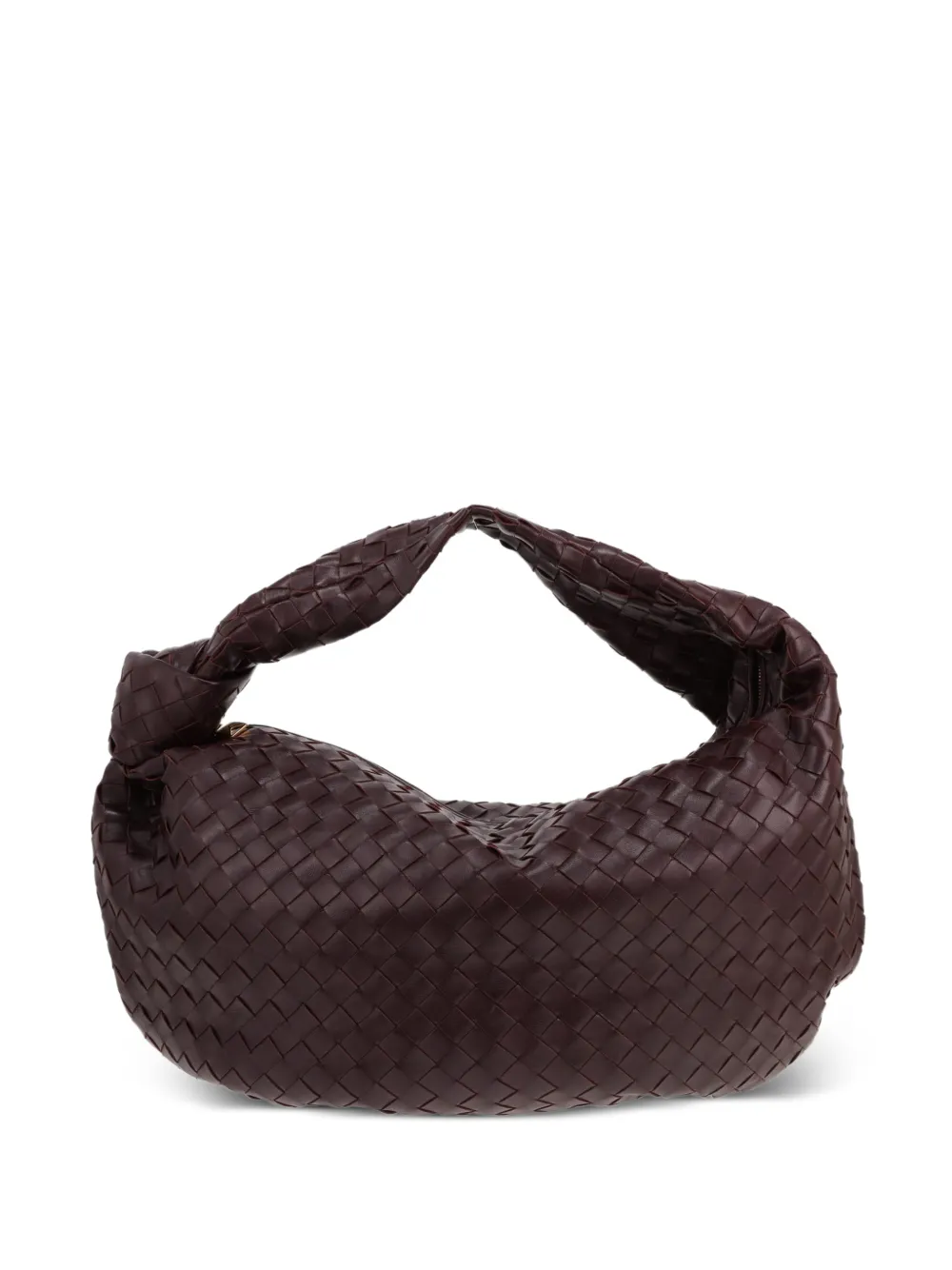 Bottega Veneta Pre-Owned 2020s large Jodie intrecciato clutch bag - Viola