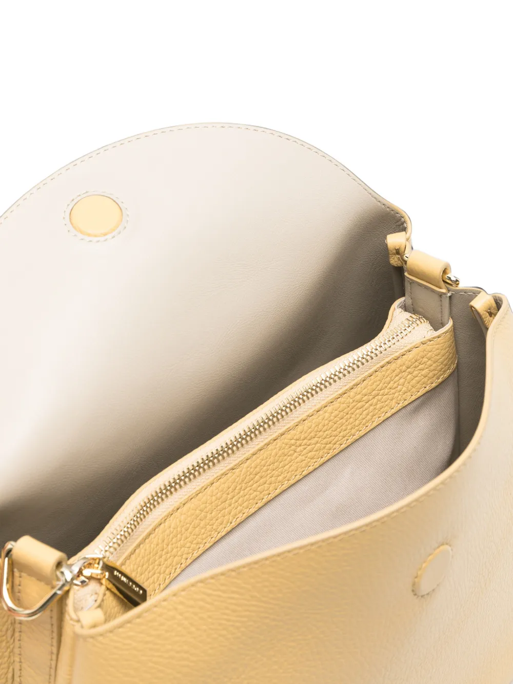 Coccinelle Tiggy braided leather tote bag Beige