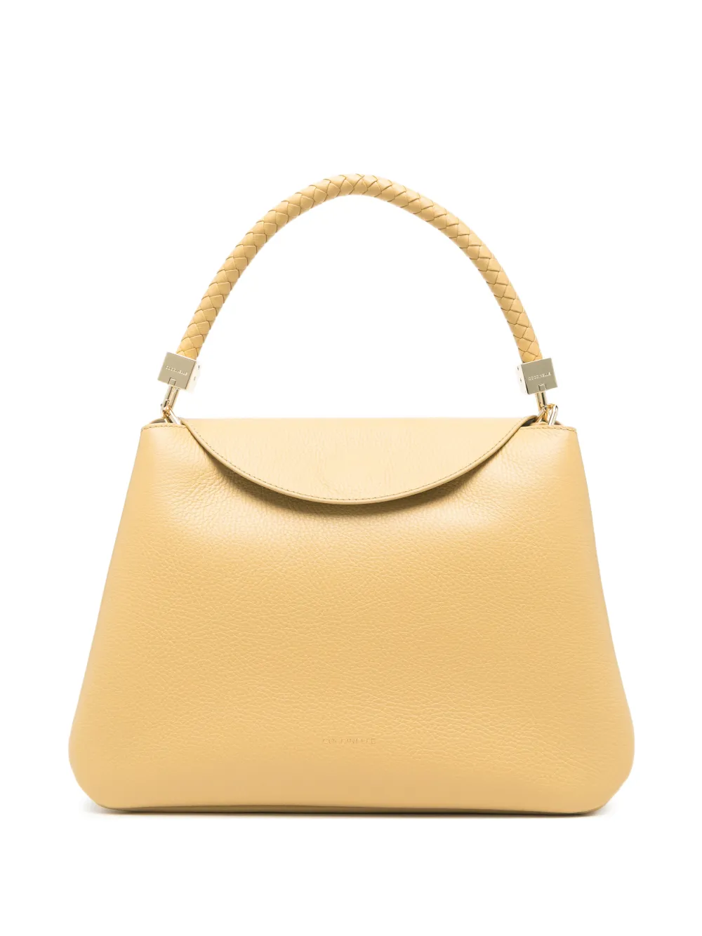 Coccinelle Tiggy braided leather tote bag Beige