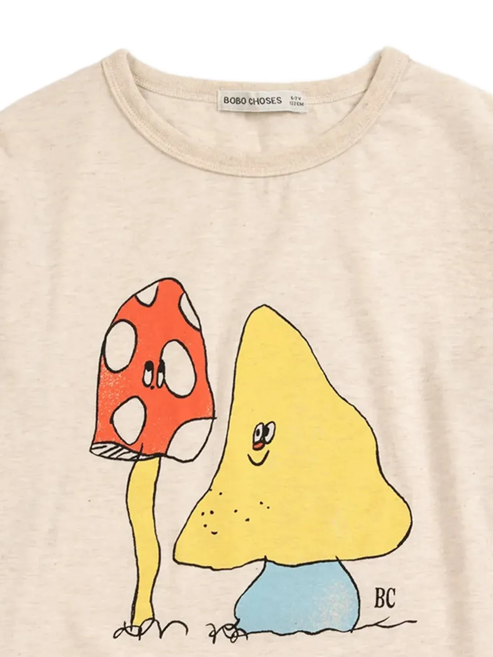 Bobo Choses T-shirt met grafische print Beige