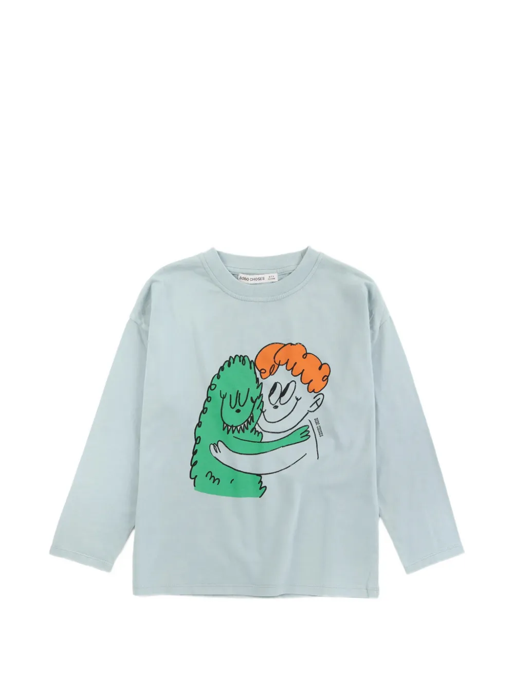 Bobo Choses T-shirt Hug Hairy Monster - Blu