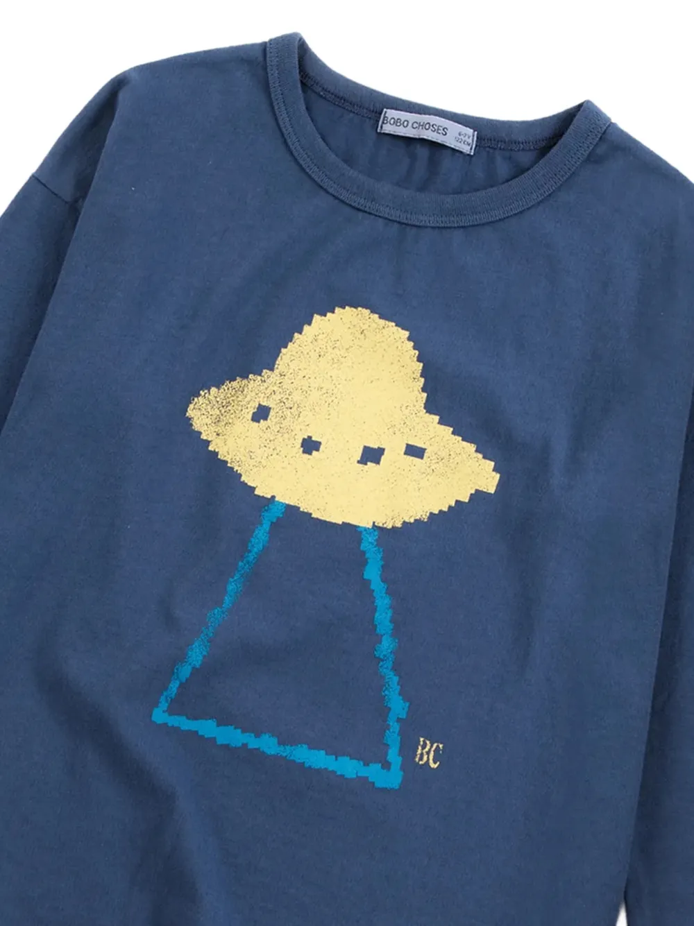 Bobo Choses Pixel Abduction T-shirt met lange mouwen Blauw