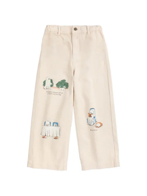 Bobo Choses Everyday Ghosts twill trousers