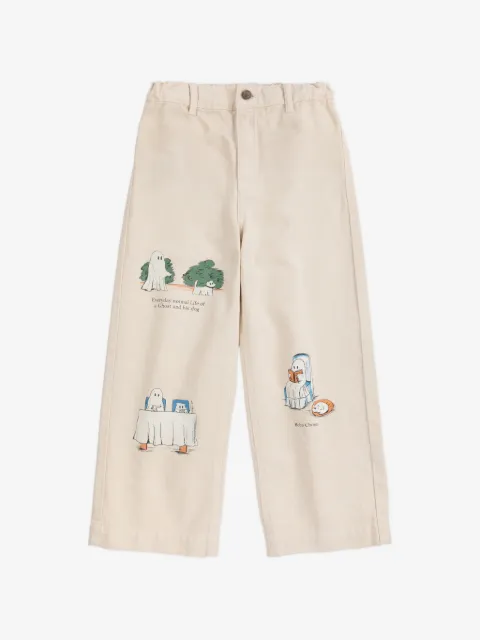 Bobo Choses Everyday Ghosts twill trousers