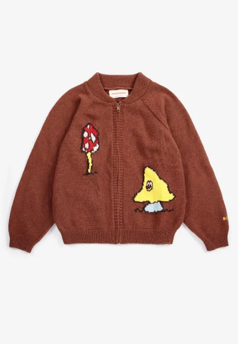 Bobo Choses cárdigan Mush Monster Duo