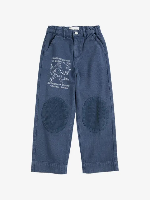 Bobo Choses Mr. Footish knee-patch trousers