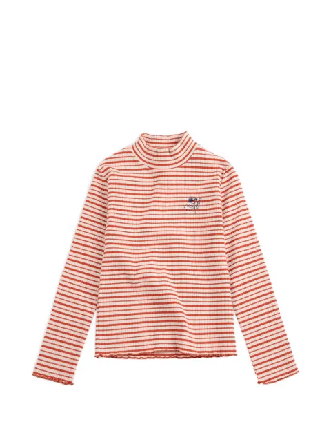Bobo Choses t-shirt rayé Energy Flower à broderies