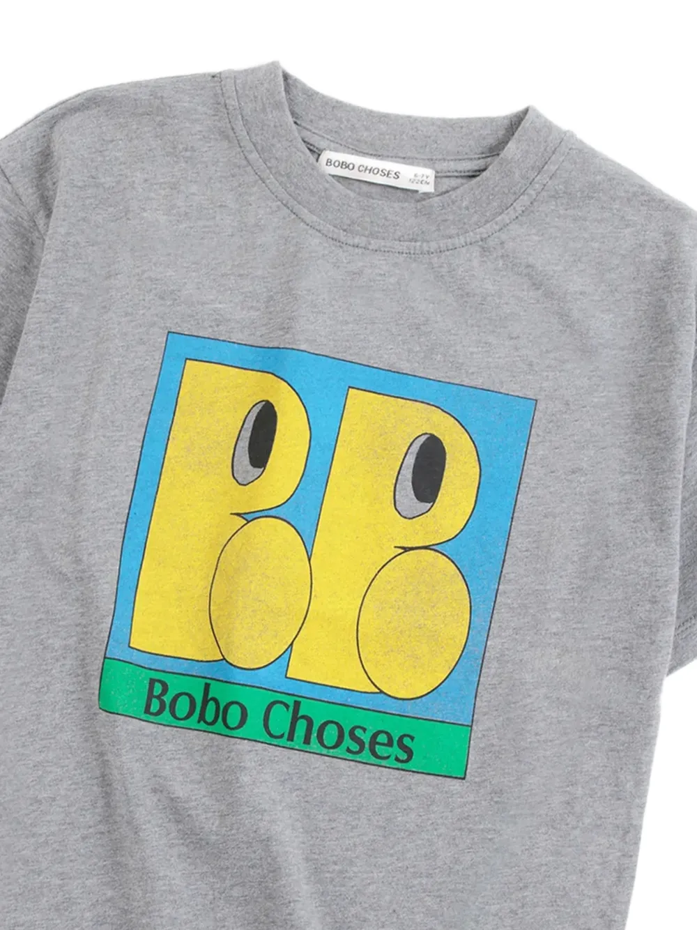 Bobo Choses T-shirt met logoprint Grijs