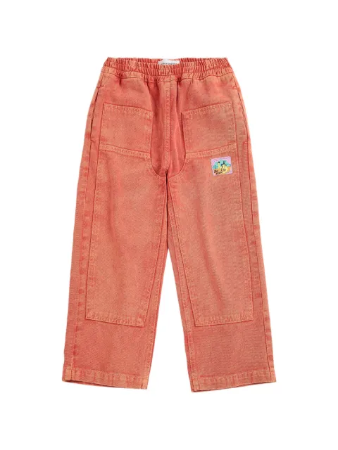Bobo Choses Taxi Saurus Tag twill trousers