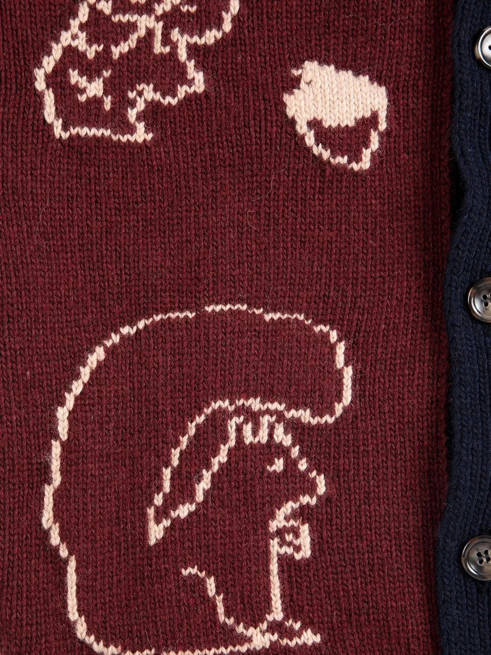 Bobo Choses Forest Scene vest met lange mouwen Rood