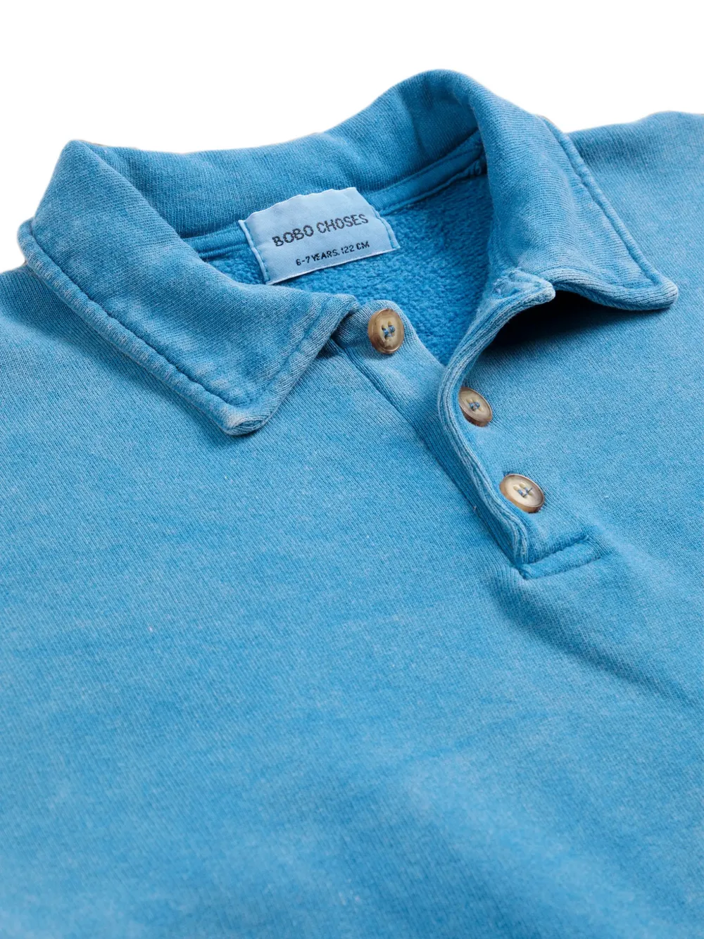 Bobo Choses Beast Tag polosweater Blauw