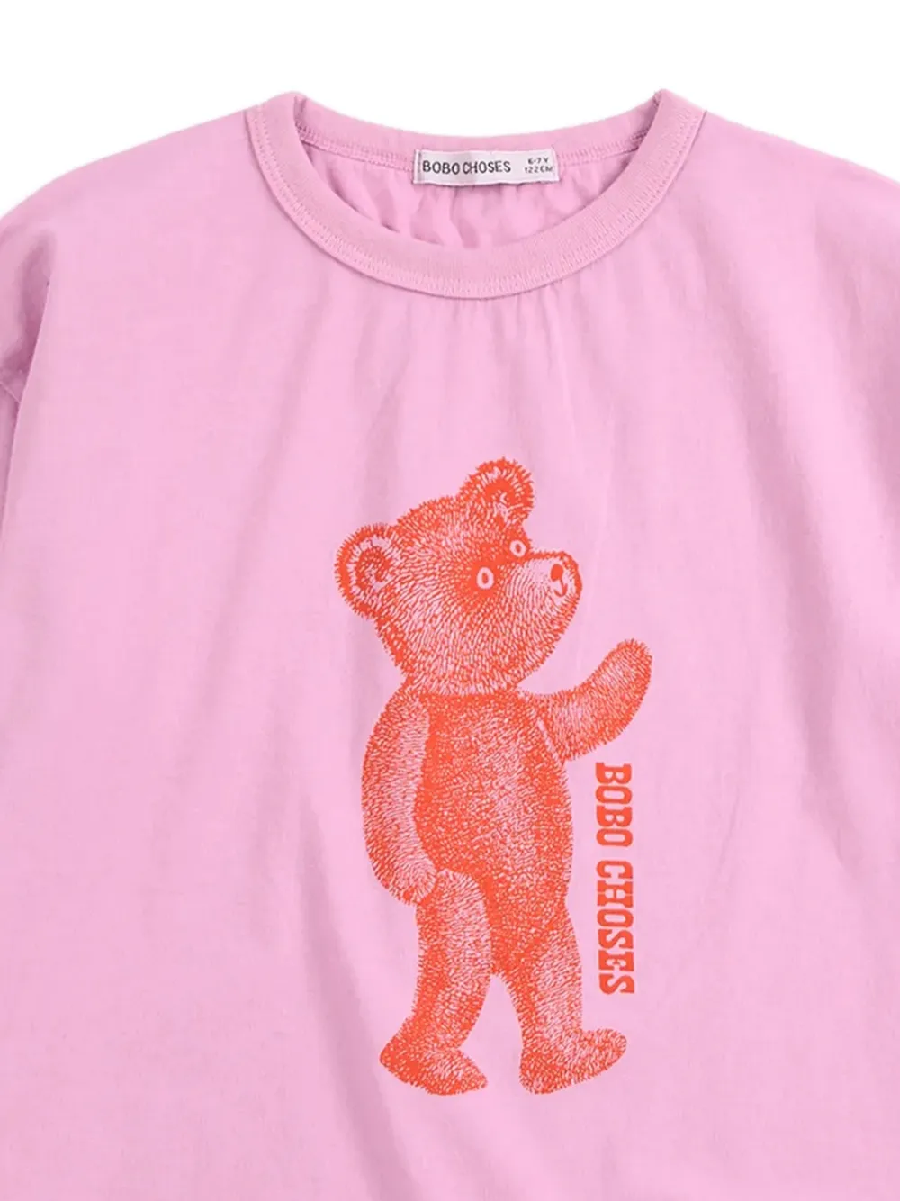 Bobo Choses Softpaw Monster T-shirt Roze