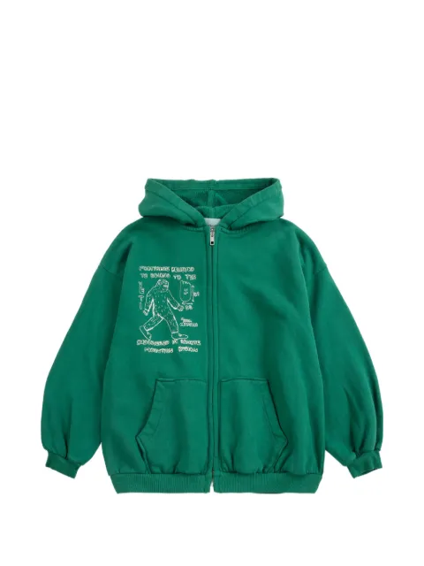 Bobo Choses graphic-print zip-up hoodie