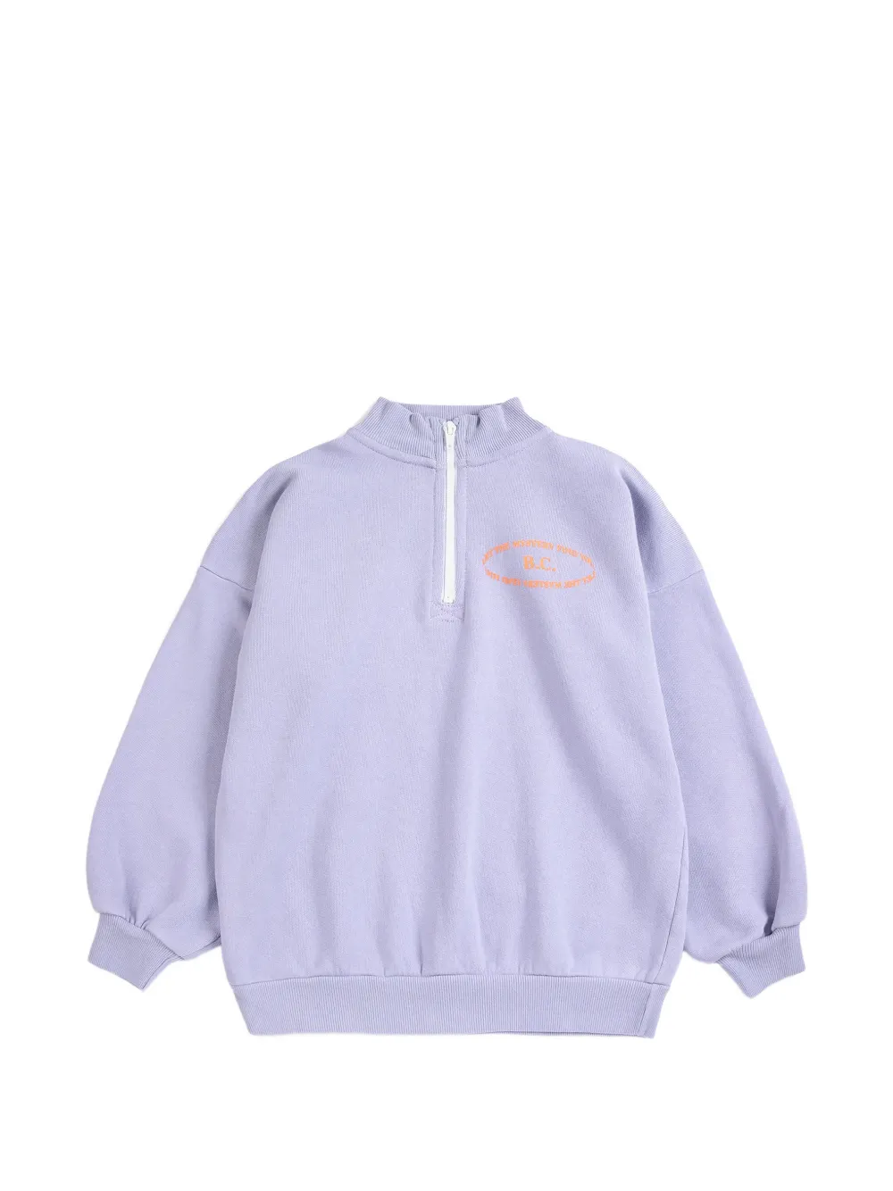 Bobo Choses Mystery BC half-zip sweatshirt - Viola