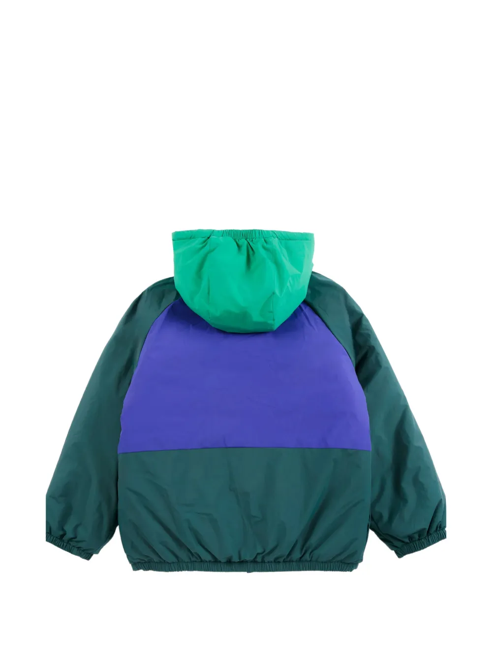 Bobo Choses Almost Moiré omkeerbare hoodie Blauw