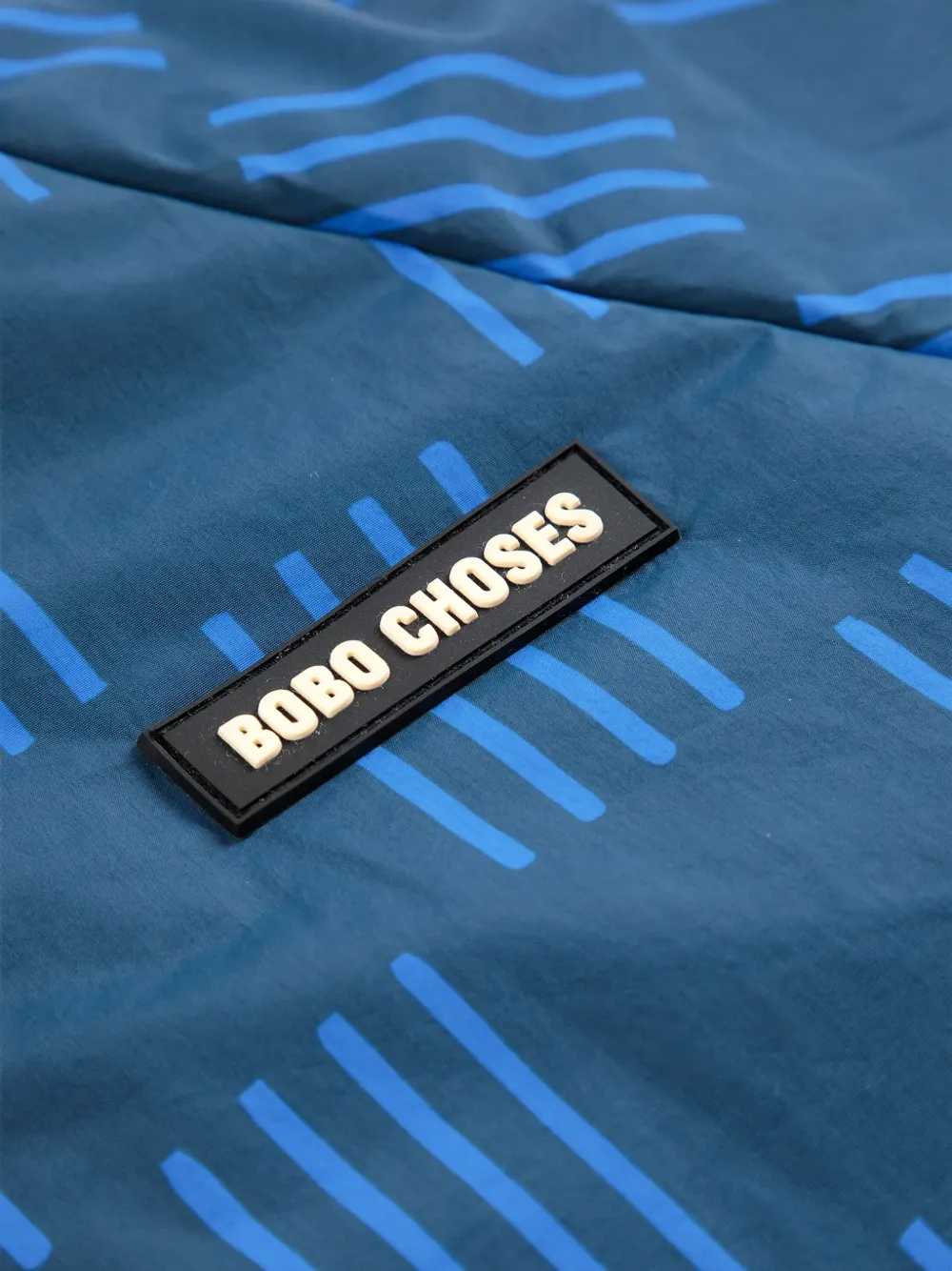 Bobo Choses Almost Moiré omkeerbare hoodie Blauw