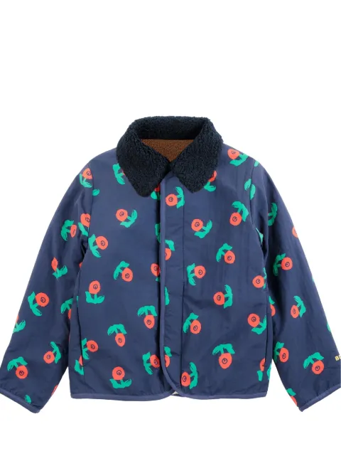 Bobo Choses Stamp Bloom reversible jacket