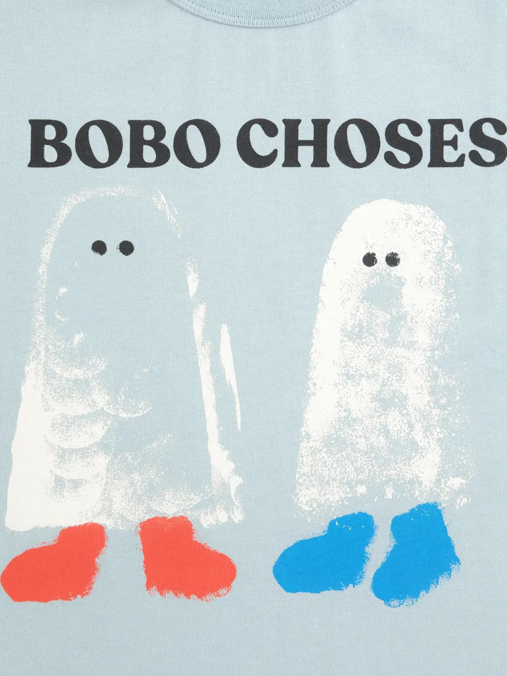 Bobo Choses Booty Ghosts T-shirt met korte mouwen en grafische print Blauw