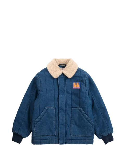 Bobo Choses padded panelled denim jacket