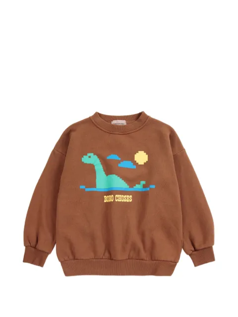 Bobo Choses Lake Monster graphic-print sweatshirt