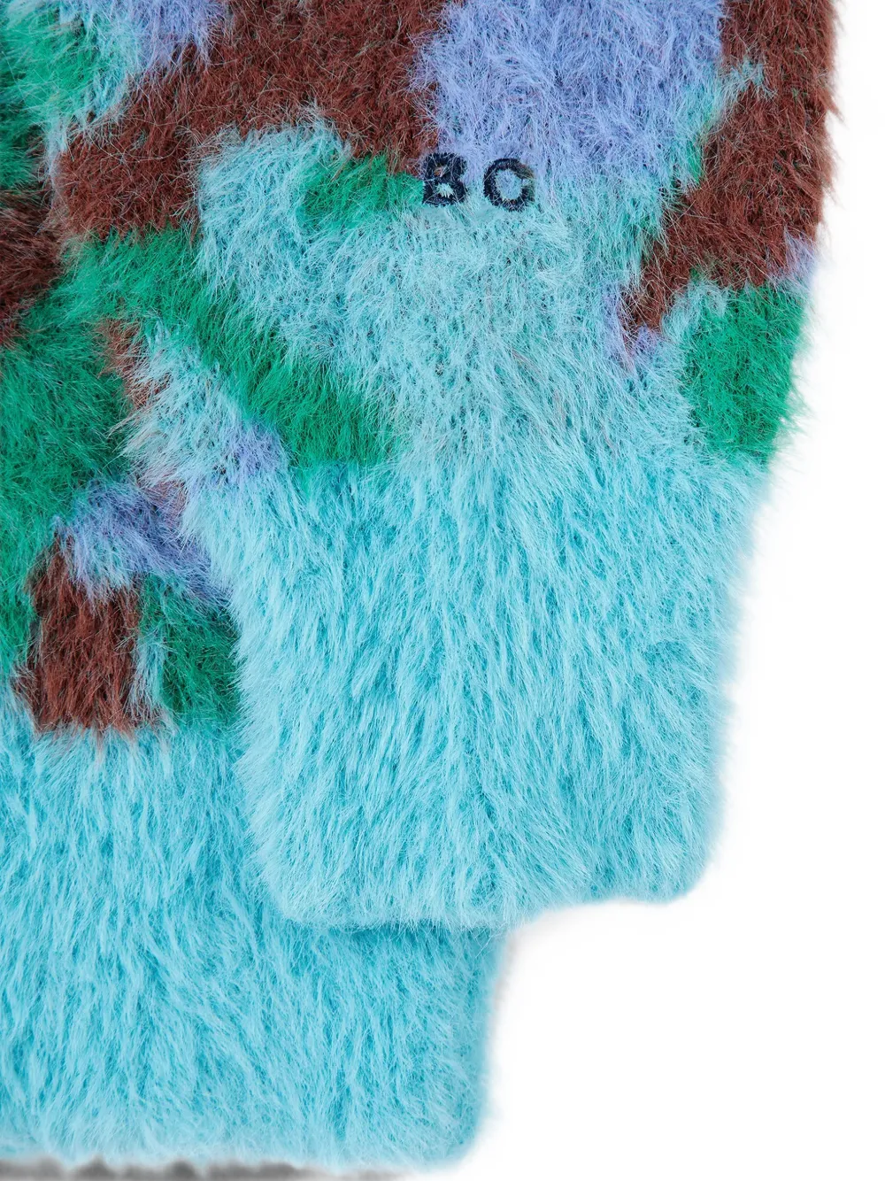 Bobo Choses Trui met waterverf-effect en jacquard Blauw