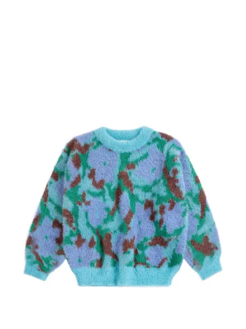 Bobo Choses watercolor-effect jacquard sweater